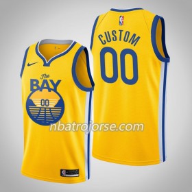 Män Golden State Warriors Tröja Skräddarsydda 2019-20 Nike Statement Edition Swingman